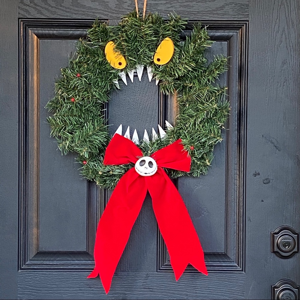 Wreath The Nightmare Before Christmas Monster - Picture 9 of 9